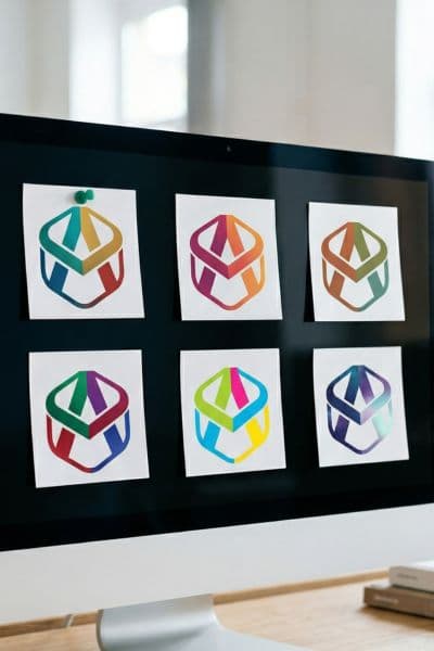 Final logo concepts being refined